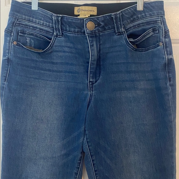 Democracy Ab Technology High Rise Straight Jeans 14 - Picture 5 of 13